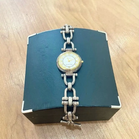 Rare limited edition working with Box & tags.Sterling Mariner linkBracelet. - Picture 2 of 2